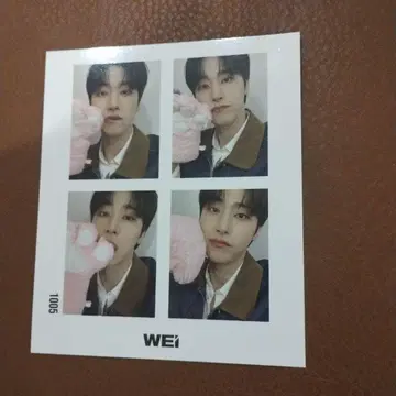 WEi 용하 필름 사진 4컷 트레이딩 카드