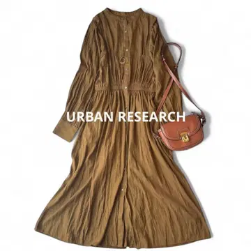 URBAN RESEARCH  개더 슬리브 원피스