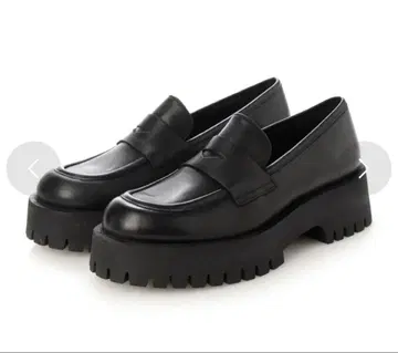 QUSHELI 통굽 탱크 밑창 로퍼 39