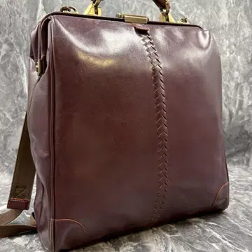 레어 색상 YOUTA 백팩 우드 핸들 가마구치 더치 백 비즈니스