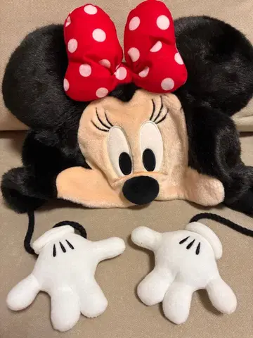 미니 마우스 귀도리 모자