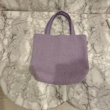 비오는날 바흐 라벤더 토트백 누빔 한국 백