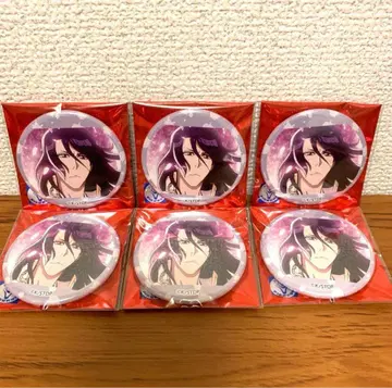 BLEACH 천년혈전편 프린세스 카페 트레이딩 캔뱃지 쿠치키 뱌쿠야 6개