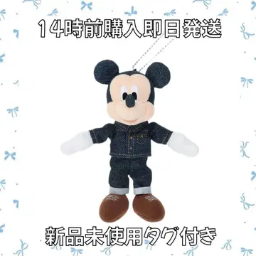 [택 포함 새상품] 미키 데님 바 인형 배지 웨스턴랜드