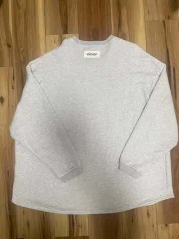 dDdDdDd SUPER BIG CREW SWEAT MGRAY S 사이즈