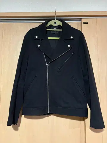 BEAMS HEART 블랙 라이더 자켓 M