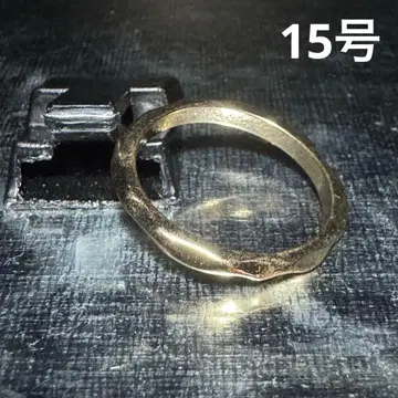 빈티지 패션 반지 골드 15호 웨이브 반지 갸샤 반지