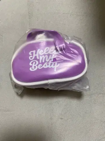 BE:FIRST 팬미팅 도쿄 회장 한정판 미니 보스턴 파우치 참 보라색