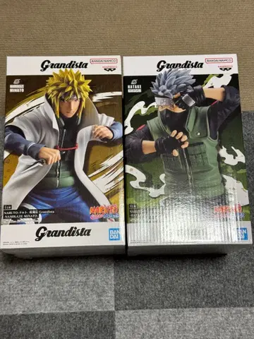 Grandista 나미카제 미나토 & 하타케 카카시 피규어 세트