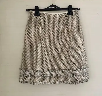 폴카 스커트 트위드 베이지 36