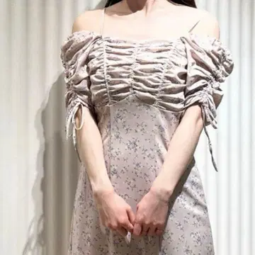 SNIDEL 바리에 프린트 원피스