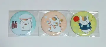 나츠메 우인장 냥코 선생님 캔뱃지 극락탕 콜라보