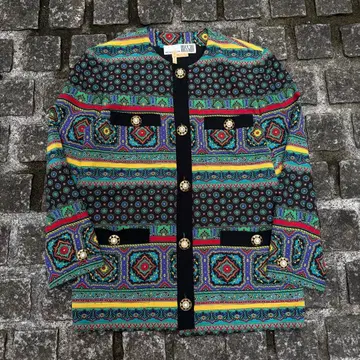 단 하나뿐인 MISSAN 버블 80s 90s 페이즐리 무늬 자켓