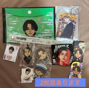 요시노 호쿠토 아크릴 키링 파우치 캔뱃지 클리어 파일