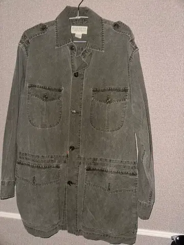 BANANA REPUBLIC 밀리터리 자켓 그레이