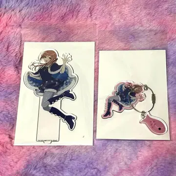 리나미 아크릴 스탠드 키링 수족관 시파라 학마스 하치케이지마