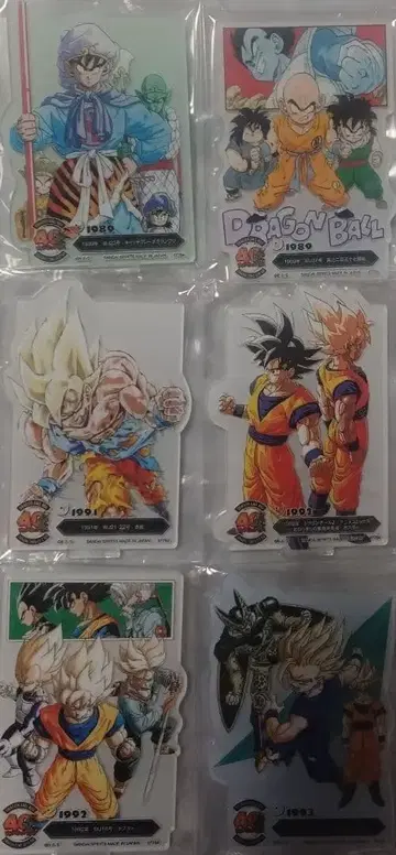 드래곤볼 제일복권 F상 ACLLECT 아크렉트 6종 세트