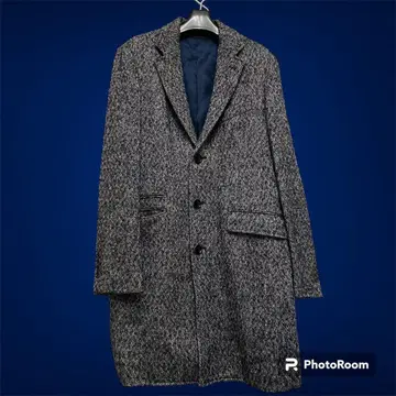 에포카 우오모 트위드 체스터 코트