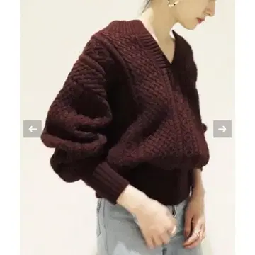 Plage 플라주*아란 숏 풀오버*크림슨