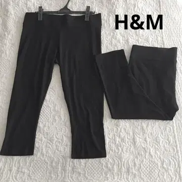 [ 미사용 ] H&M 레깅스 블랙 2장 세트