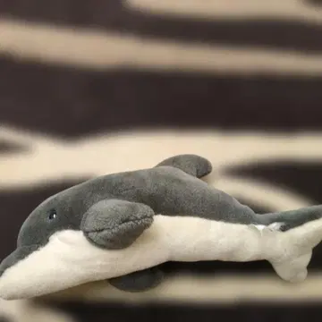 그레이 돌고래 봉제 인형 약 30cm