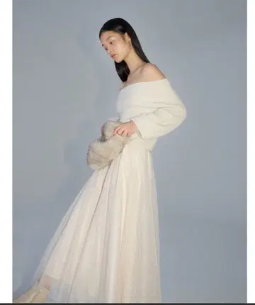 snidel 오프숄더 니트 셋업