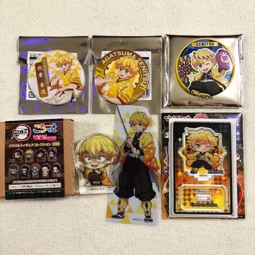 귀멸의 칼날 아가츠마 젠이츠 굿즈 세트 무한성 편 세븐일레븐 이온