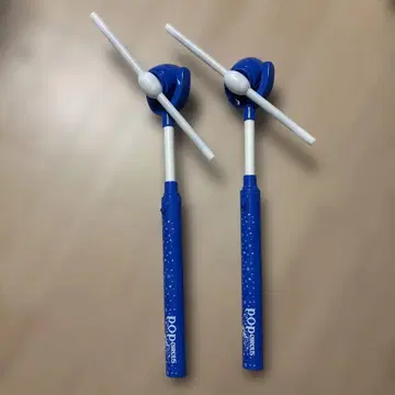 팝 서커스 빛나는 바람개비 장난감 블루 세트