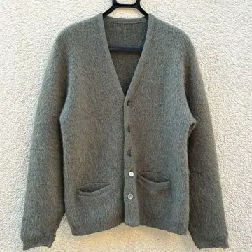 60s CAMPUS 모헤어 가디건 모스그린 USA 빈티지