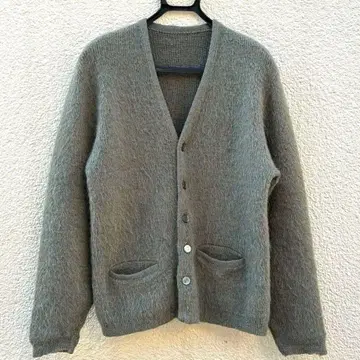 60s 빈티지 CAMPUS 모헤어 가디건 모스그린 USA제