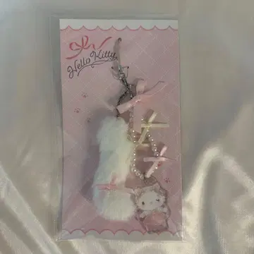 산리오 화이트 고양이 발레리나 디자인 시리즈 키티 스트랩