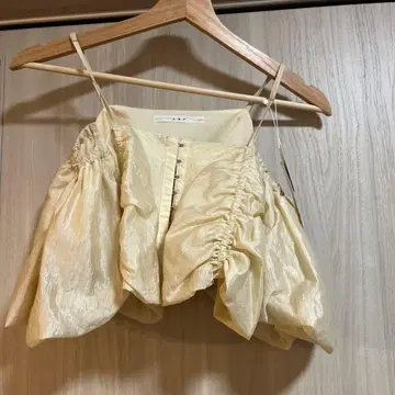 KBF 2WAY 퍼프 슬리브 뷔스티에 베이지 One