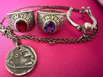 xlarge 반지 목걸이