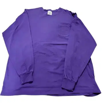 LLBEAN 러셀 롱 T USA XL 퍼플 포켓