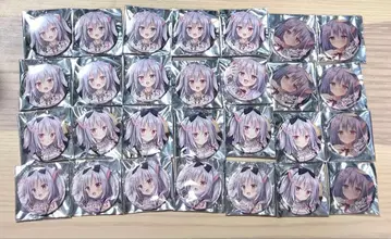 아마이로 쇼콜라타 3 콜라보 카페 캔뱃지 코하나 28점 콘에다 리코