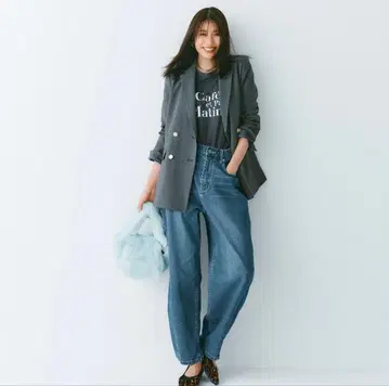 오페크 도트 클립 테일러드 재킷