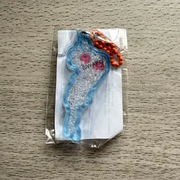 비와코 키링 세세라기노사토 한정판 발바닥 스카이블루