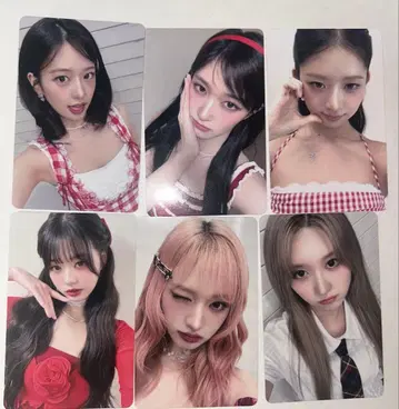 IVE secret 도쿄 트레이딩 카드 컴프 6장