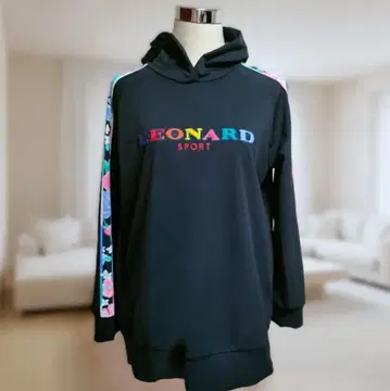 최근 새상품급 빅 사이즈 42 레오나르 튜닉 워셔블 네이비