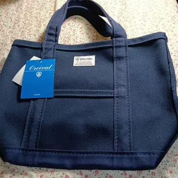 [ Orcival ] 오르시발 네이비 토트백