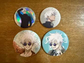 주술회전 고죠 사토루 캔뱃지