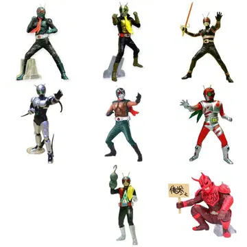 8세트 가면라이더 피규어 가챠 캡슐 토이 HDM