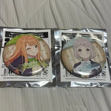 학마스 타워 레코드 카페 캔뱃지 카츠라기 리리야 시운 세이카 묶음 판매