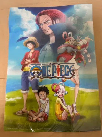 원피스 FILM RED 특별편 라쿠텐 북스 구매 혜택 클리어 포스터