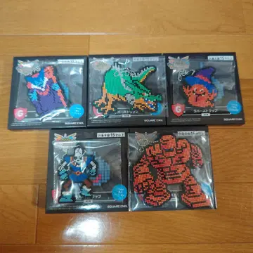 드래곤 퀘스트 복권 G상 러버 스트랩 5개 세트