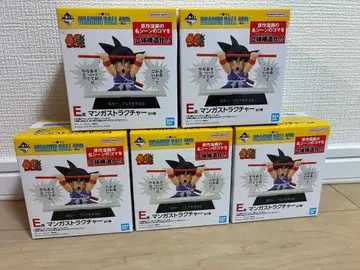 드래곤볼 제일복권 E상 만화 스트래처 5개 세트