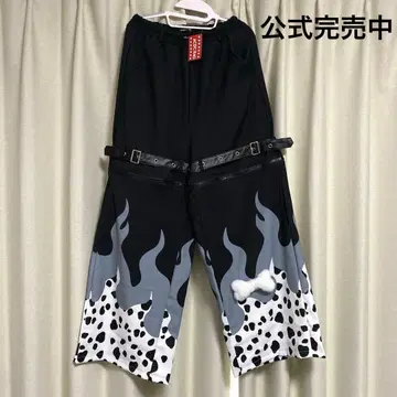 ACDCRAG 원원 바지 스트릿 달마시안 체인 없음