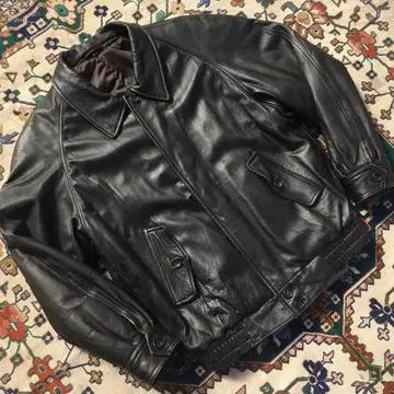 90s 빈티지 가죽 블루종 자켓 가죽 자켓 가죽 블루종