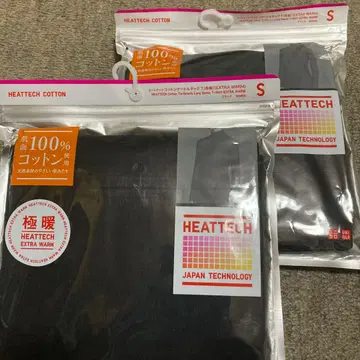 HEATTECH 코튼 터틀넥 T (긴팔) S 사이즈 x 2