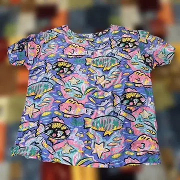 켄돈 실크 100% 셔츠 구제 의류